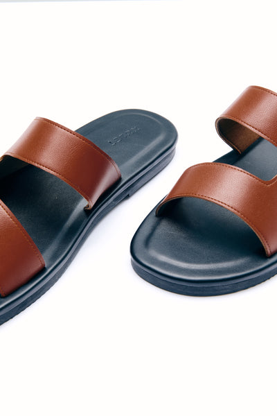 MILES Mens Sandal Brown