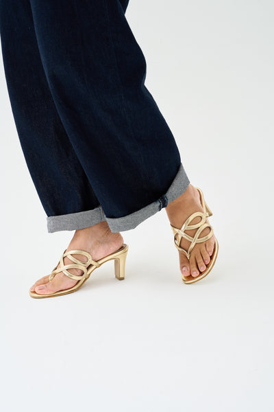 FERN Heel in Gold