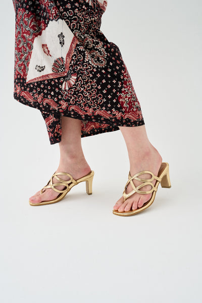 FERN Heel in Gold