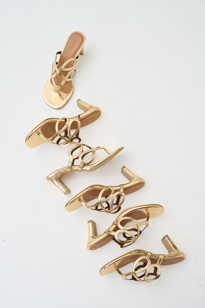 FERN Heel in Gold