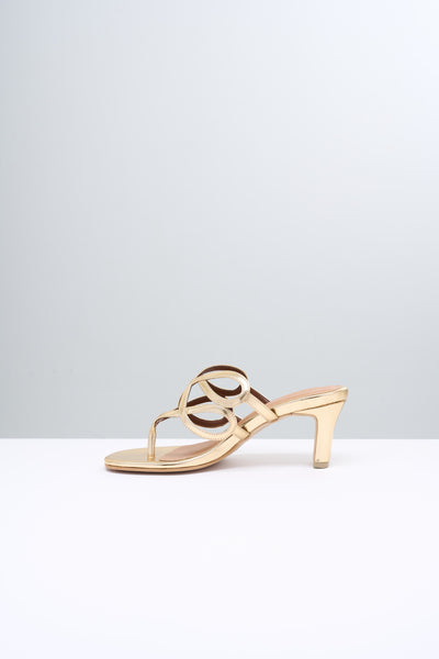 FERN Heel in Gold