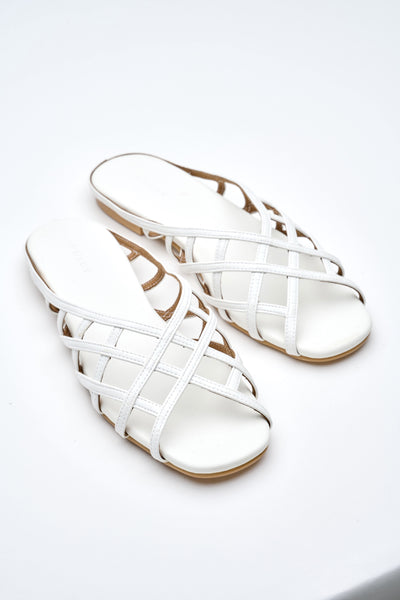 EVA Sandal White Croc