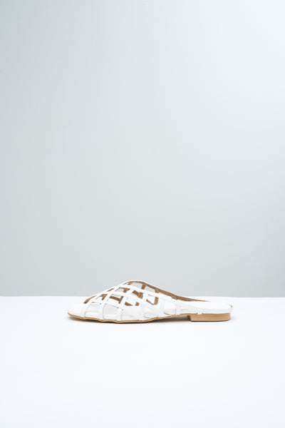 EVA Sandal White Croc