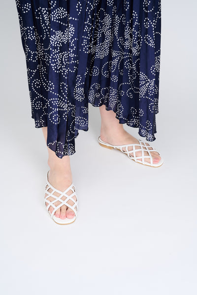 EVA Sandal White Croc