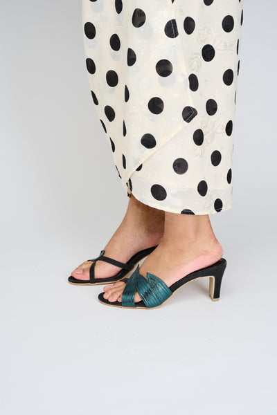 LIV Heel Teal & Black