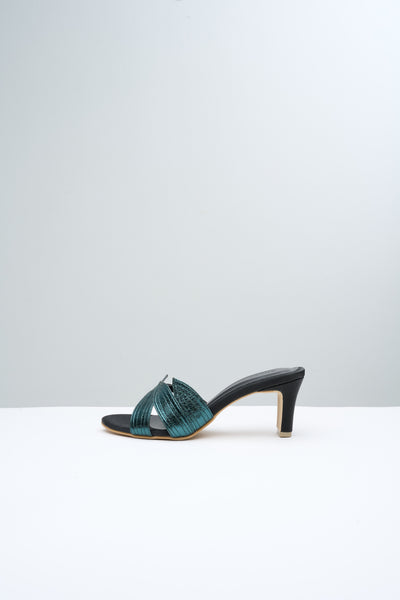 LIV Heel Teal & Black
