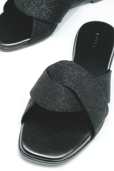DEMMI Sandal Shimmer Black