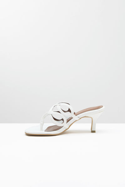 FERN Heel in White